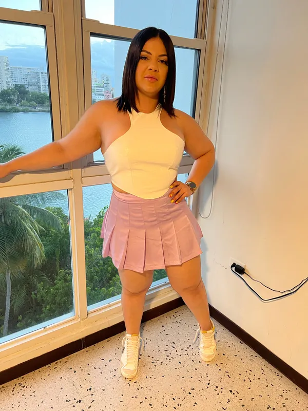Lilac Tennis Skirt