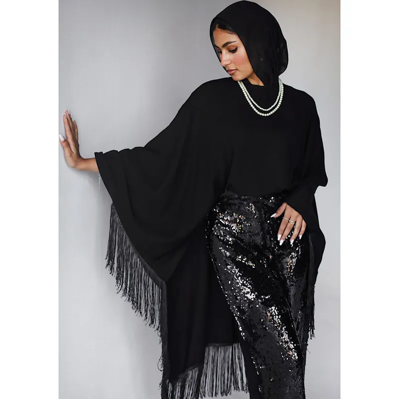 Loose High Low Crepe Blouse