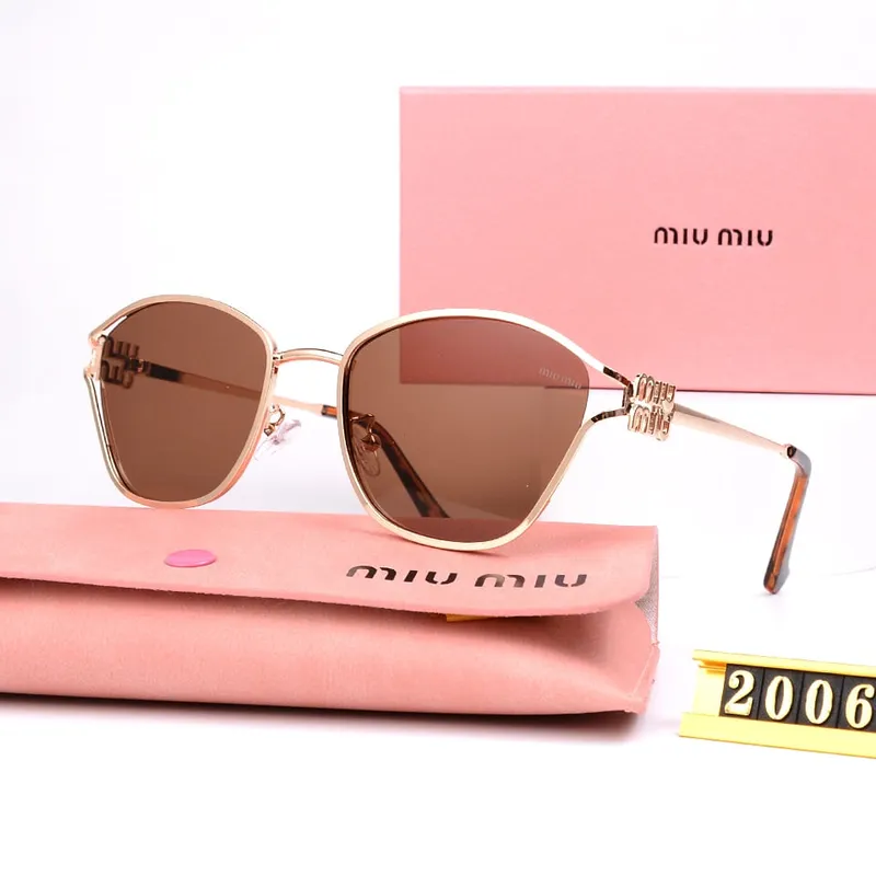 Luxury Brand Oval Sunglasses