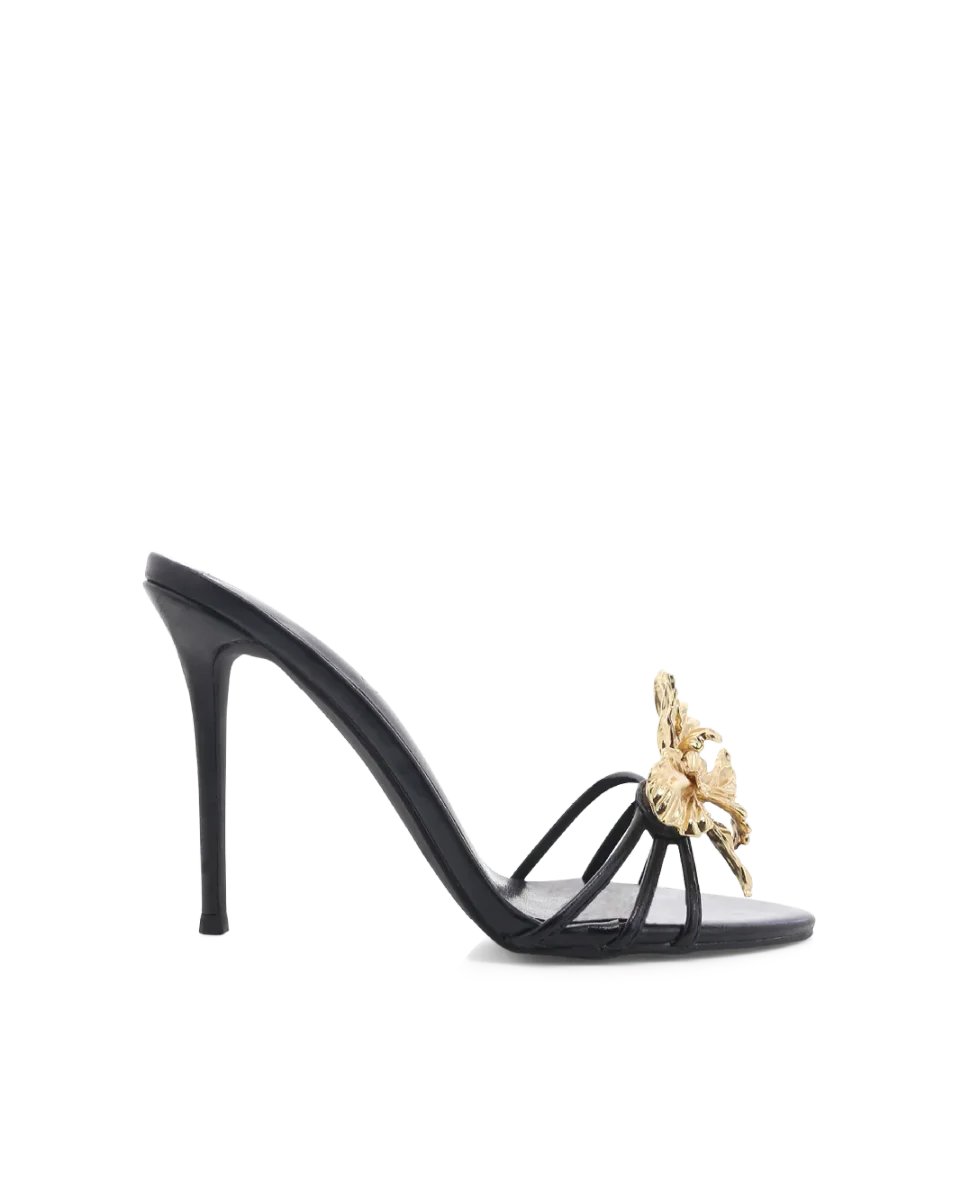 Maella Black Shine Shoes