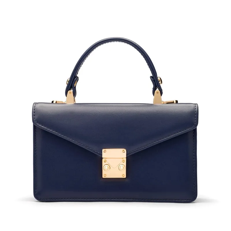 Maya Top Handle Bag Navy