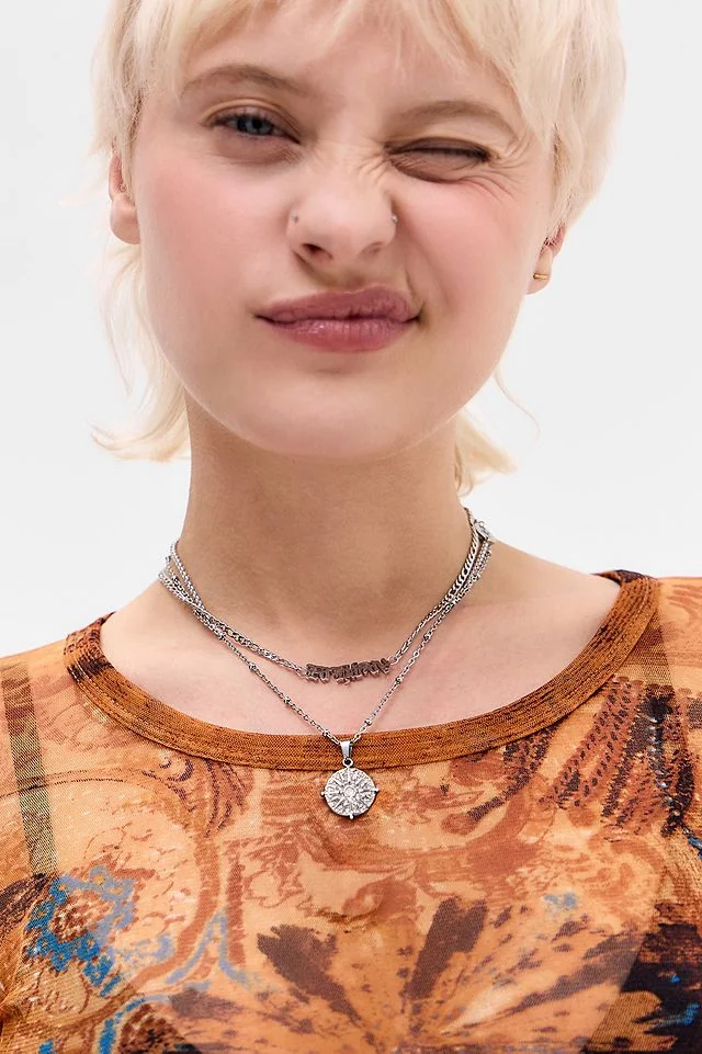 Ed Hardy Logo Chain Necklace