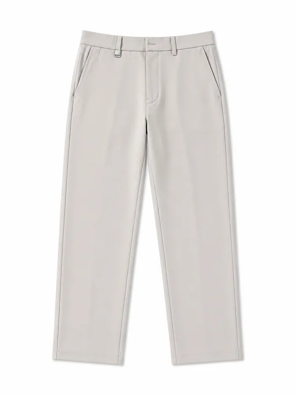 Men’ Light Beige Tailored Trousers –