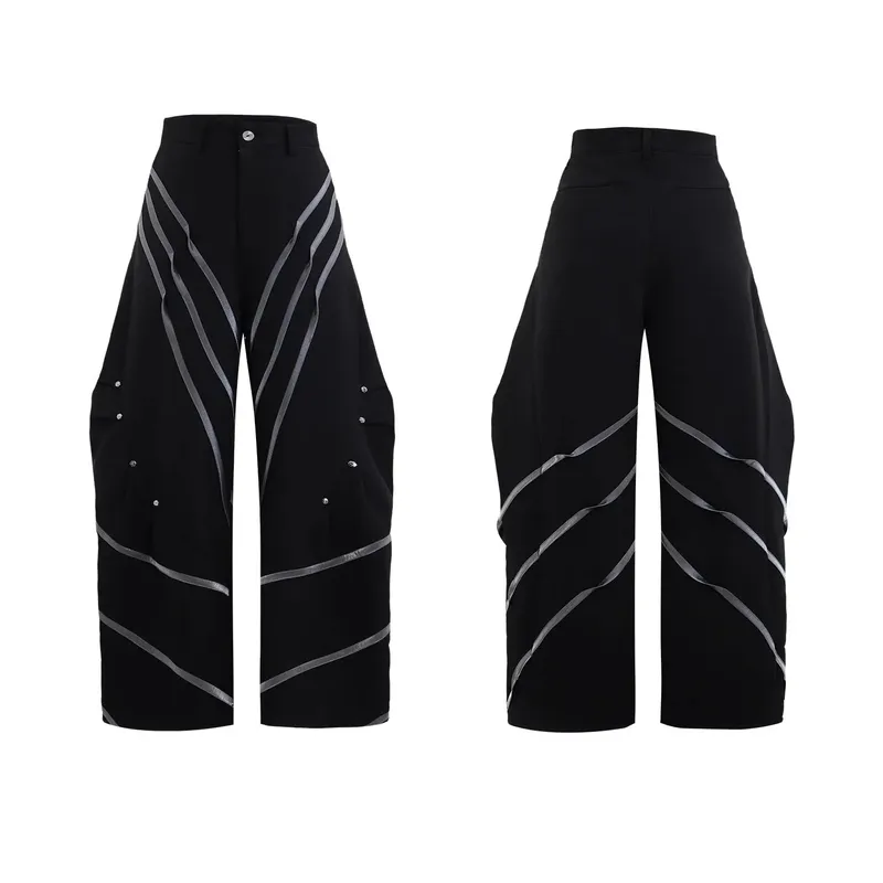 Men' Trousers With Three-dimensional Cutting And