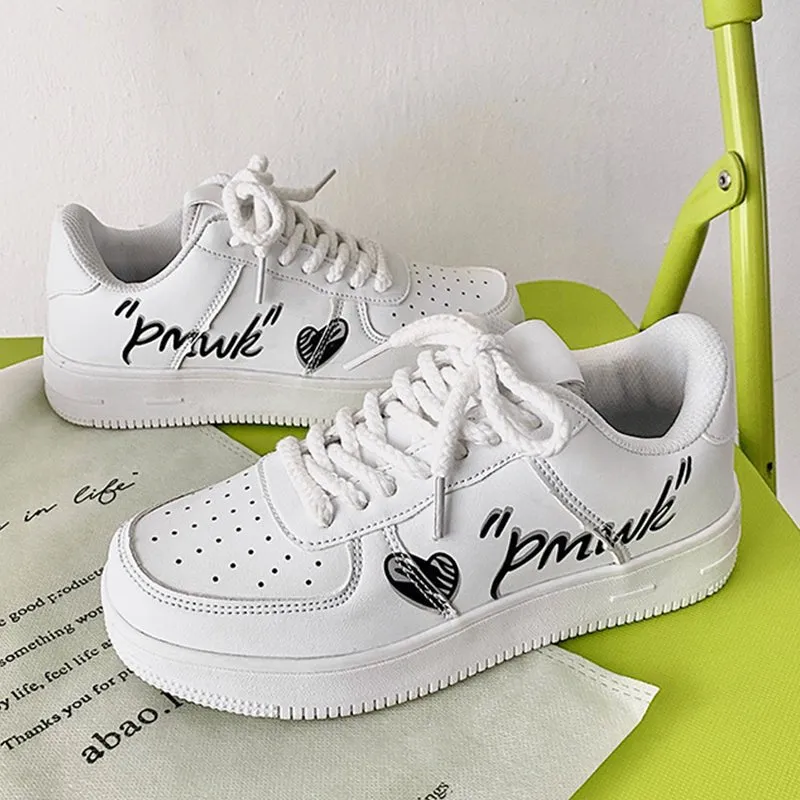 Men' White Low-top Sneakers – Clean Everyday Style