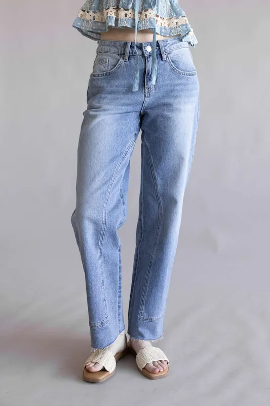 Mica Mid-rise Medium Wash