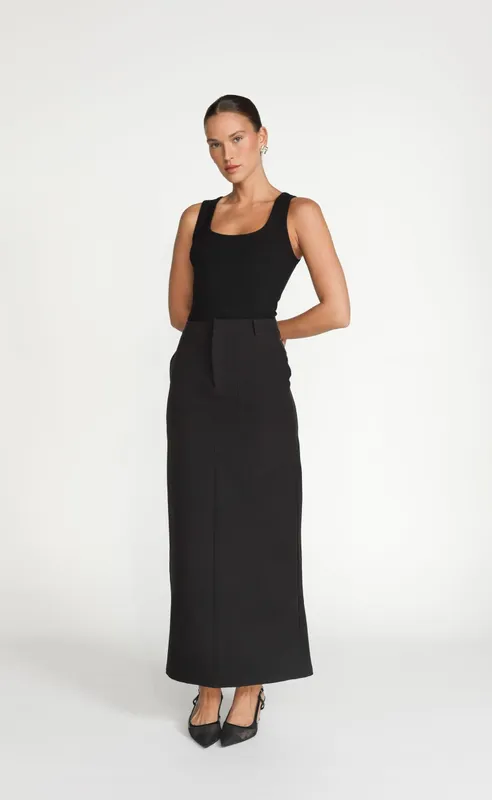 Micaela Maxi Skirt Black