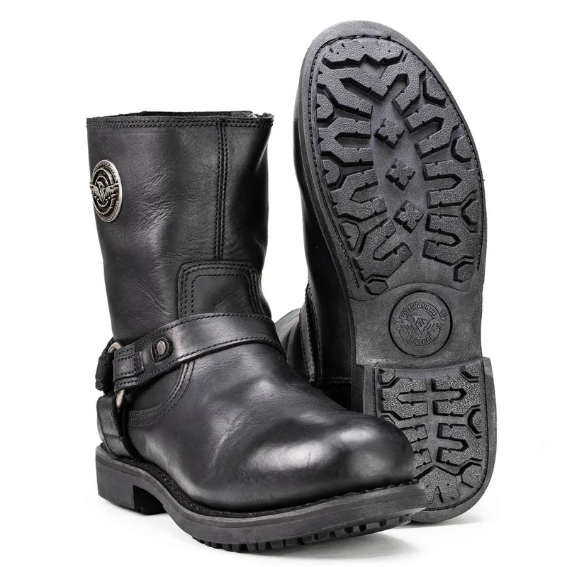 Milwaukee Leather Mbm9042 Men' Black Ruf