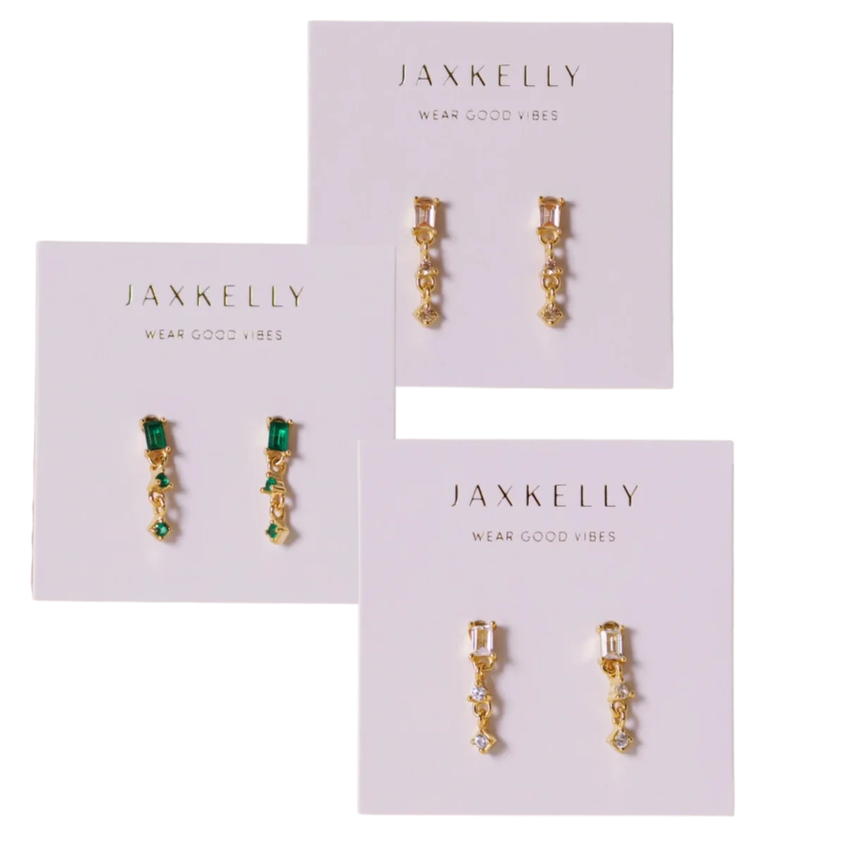 Mini Baguette Drop Earrings Bag