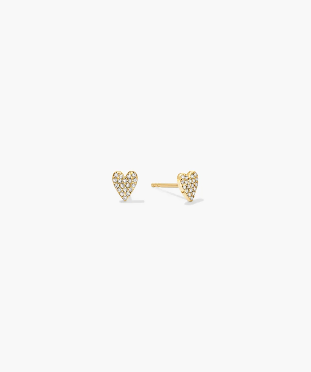 Mini Heart Pavé Diamond