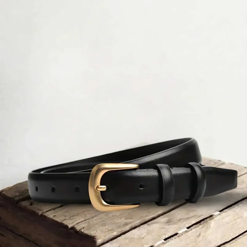 Minimal Leather Belt