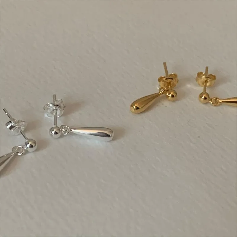 Minimalist Geometric Drop Earrings