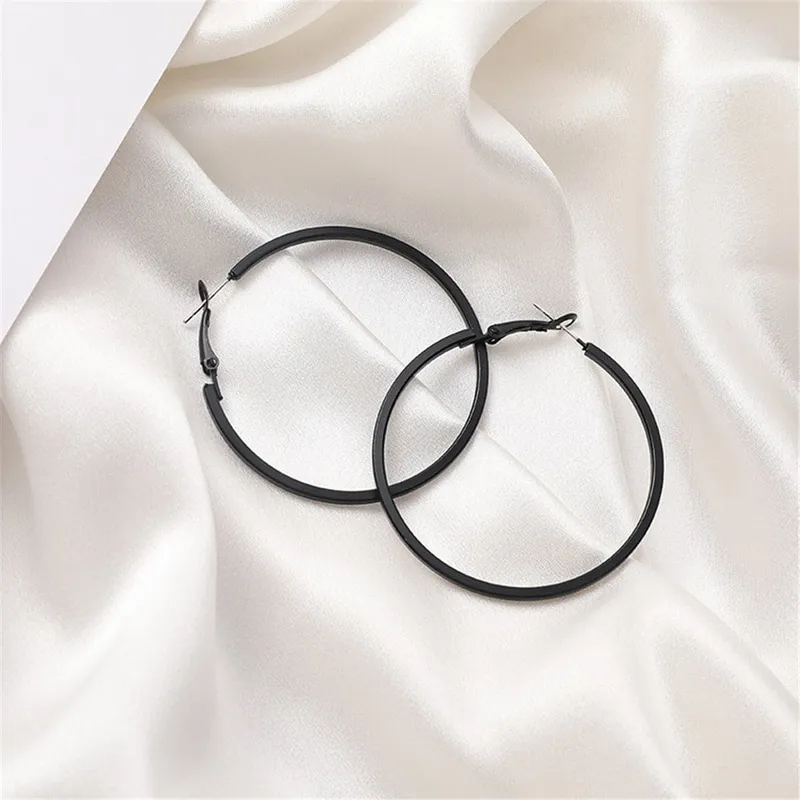 Minimalist Silver Hoops