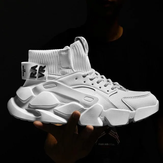 Modern High Top Beige ' Sneakers