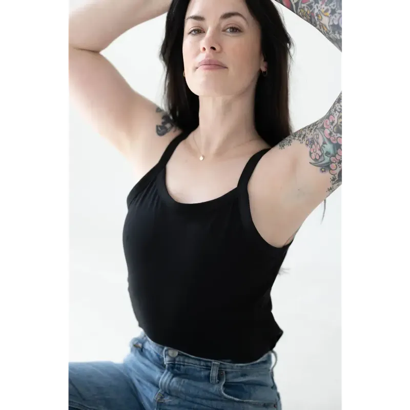 Mom Tank In Jet Black