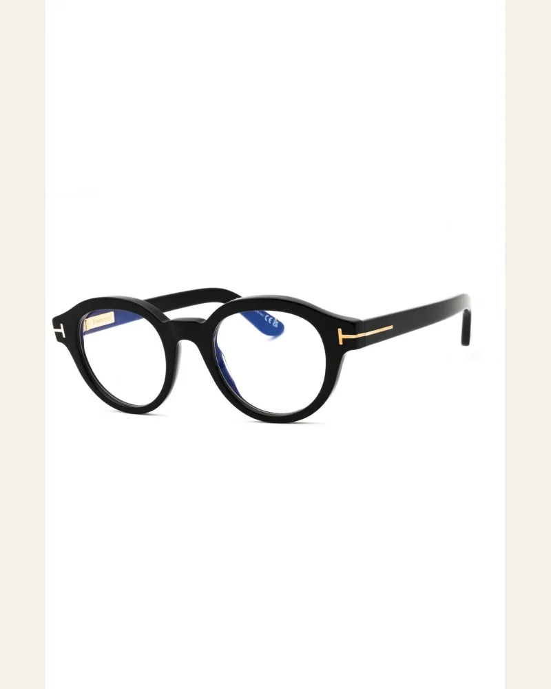 Tom Ford FT6037-B acetate Round Men's Eyeglasses