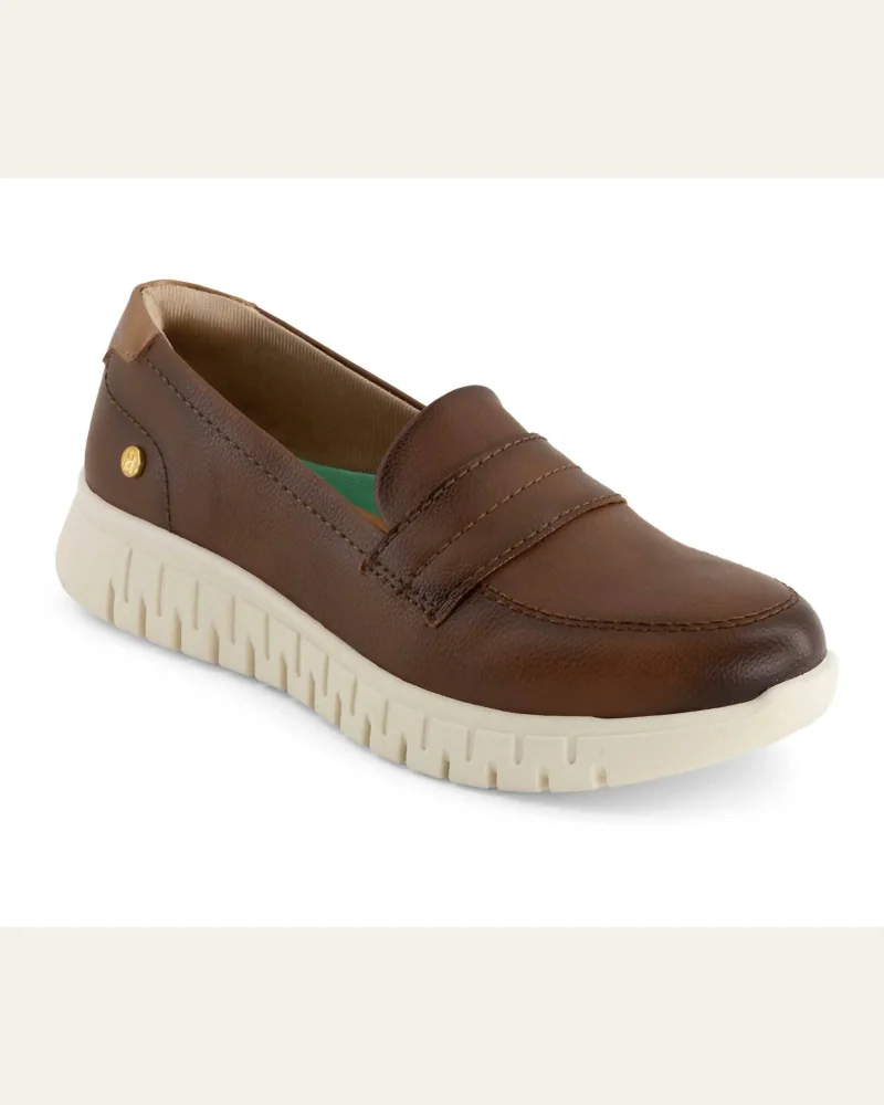 Women's Comfort Loafers In Brown