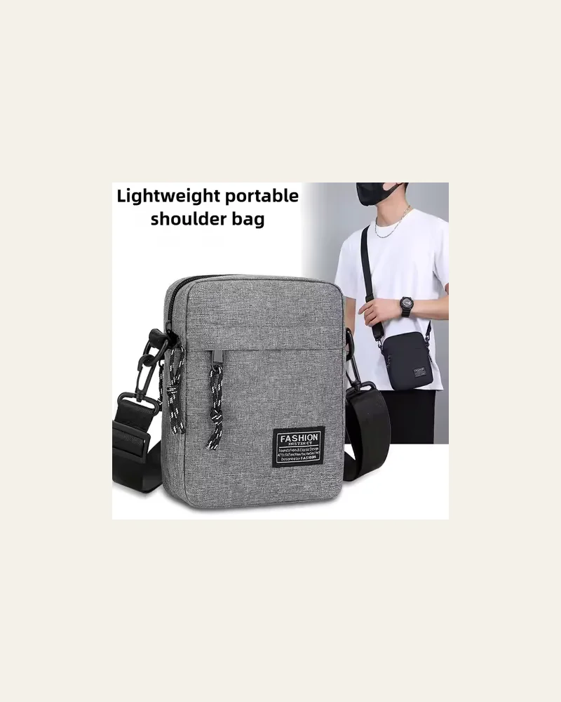 Casual and fashionable men's crossbody bag,waterproof,wear-resistant,durable,large capacity,suitable for daily use and travel