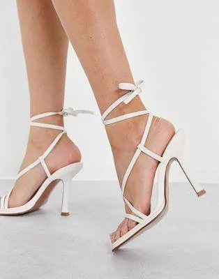 Nash Strappy Tie Leg Heeled Sandals