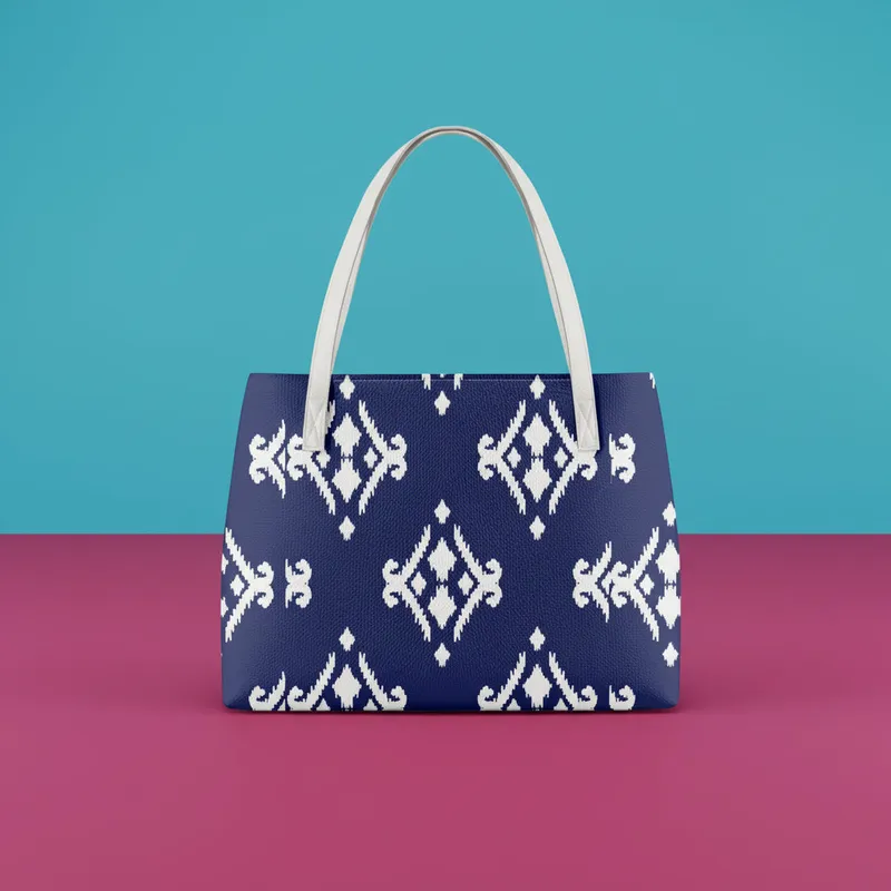 Navy Blue And White Handbags Blue Shoulder Handbag