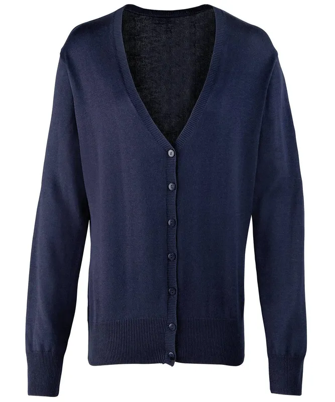 Navy Button-Through Cardigan