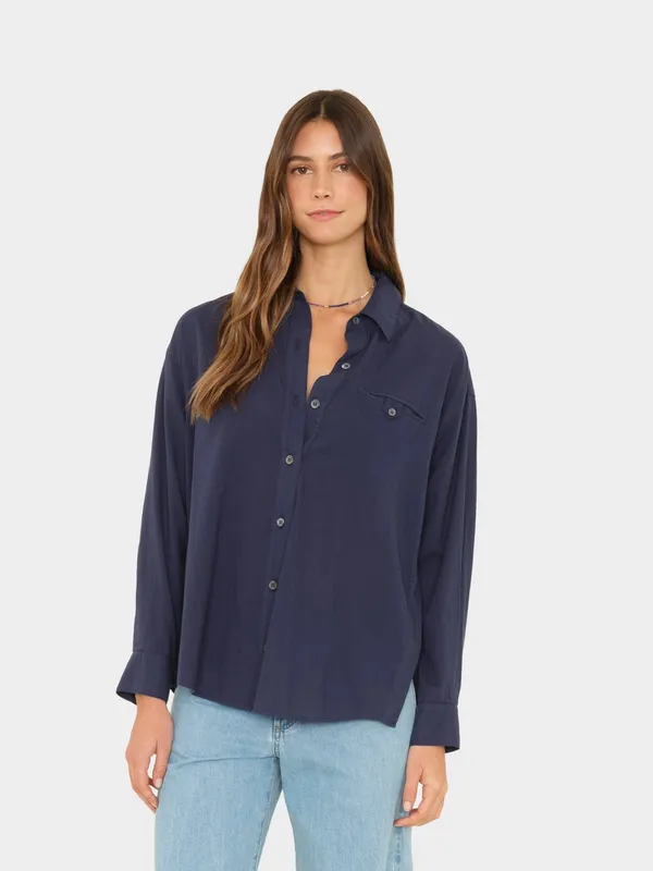 Navy Kamden Shirt