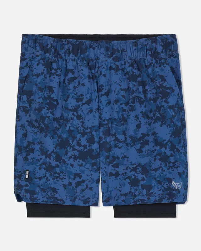 Navy Lined Shorts