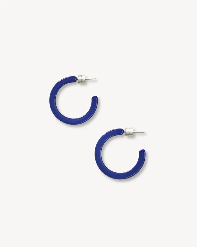 Navy Mini Hoops