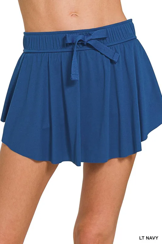 Navy Tennis Skort
