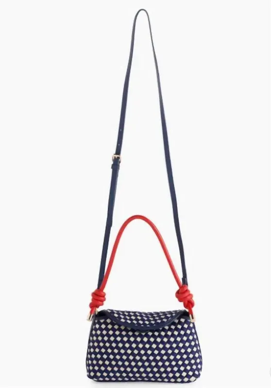 Navy Top Handle Bag
