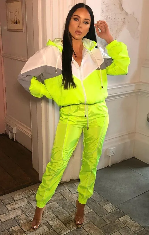Neon Lime Windbreaker