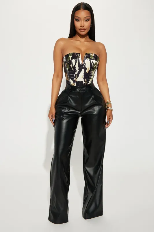 Nia Faux Leather Trouser