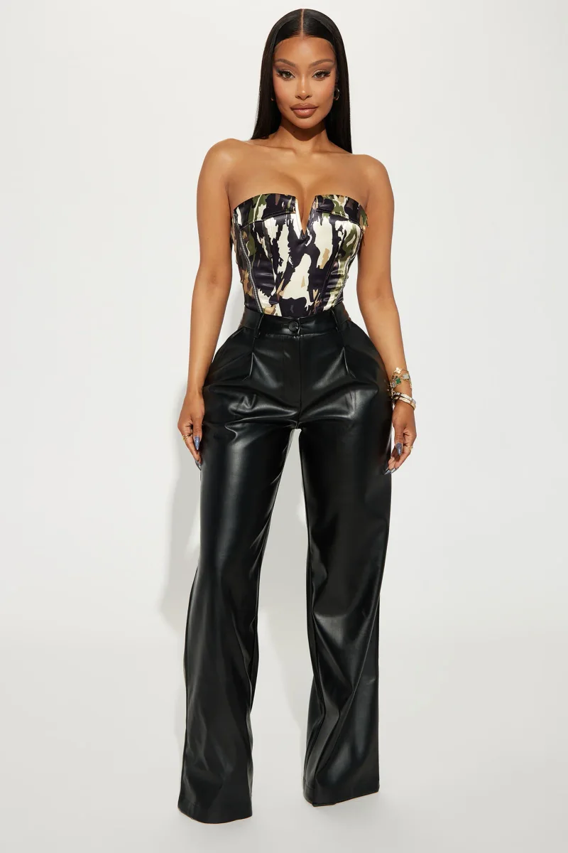 Nia Faux Leather Trouser
