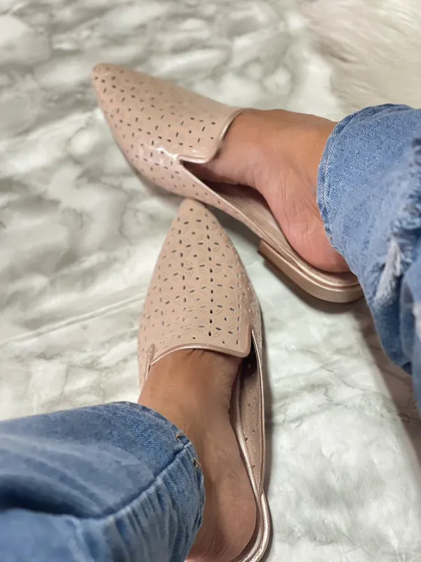 Nude Slingbacks Flat 3484
