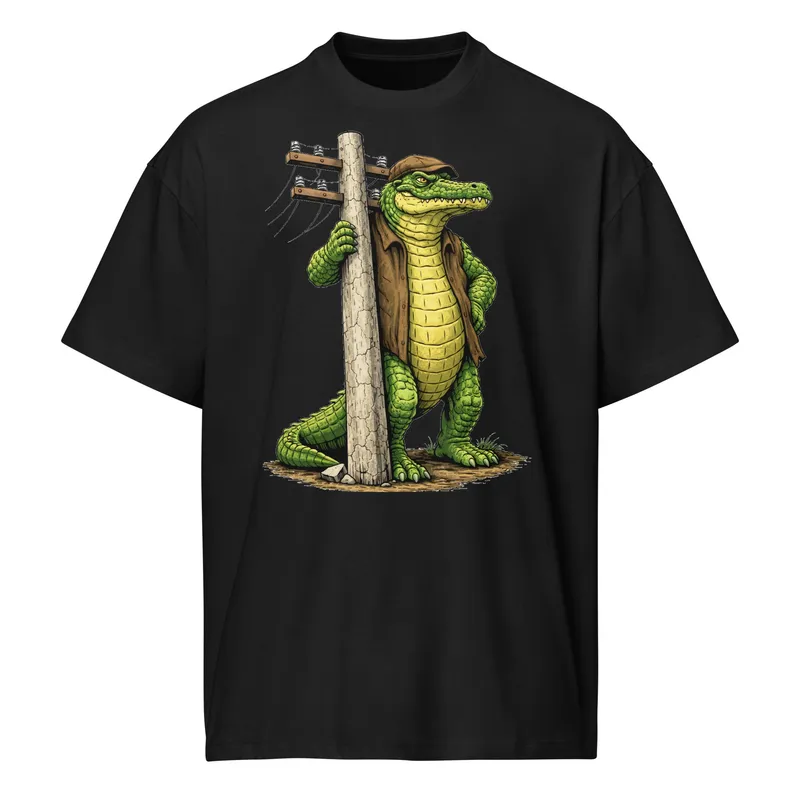 Oldgator Boxy Streetwear Tee