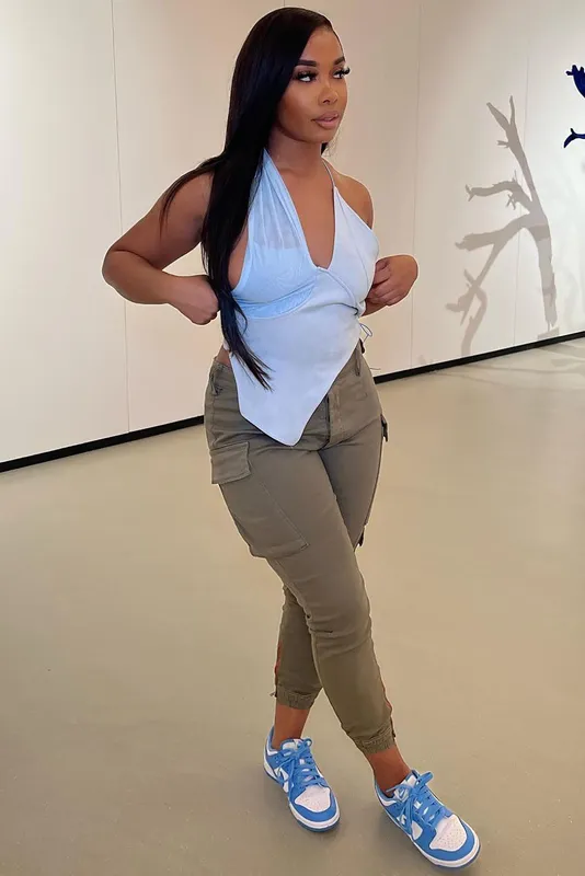Olive Cargo Pants