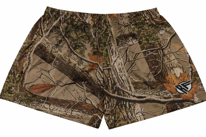 Olive Green Cotton Shorts