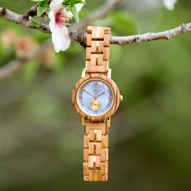 Olive Leather Watch