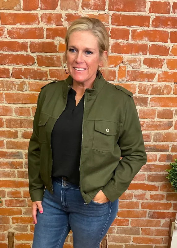 Olive Light Jacket