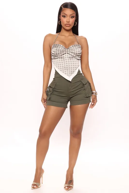 On A Mission Cargo Shorts Olive