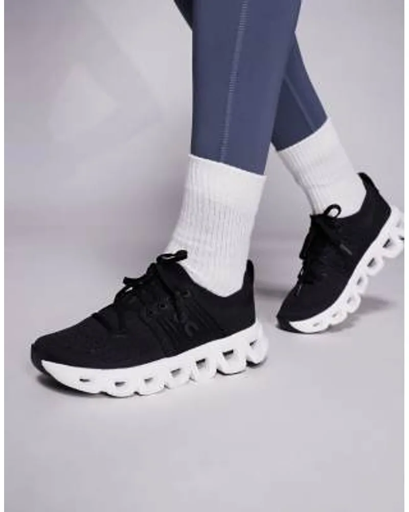On Cloudswift 4 Running Trainers in Black and White