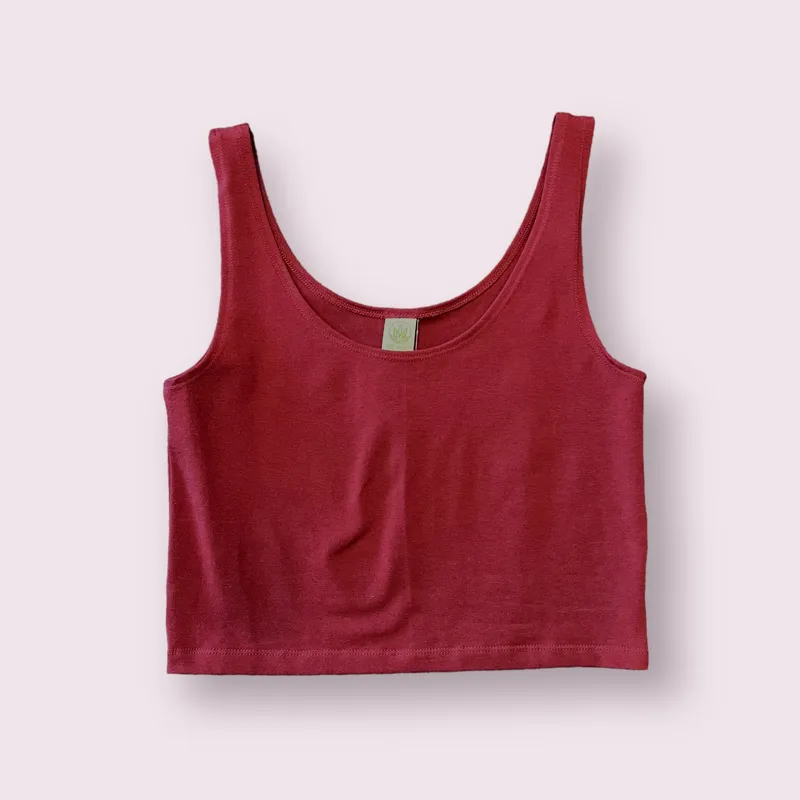 Organic Cotton Fitted Cropped