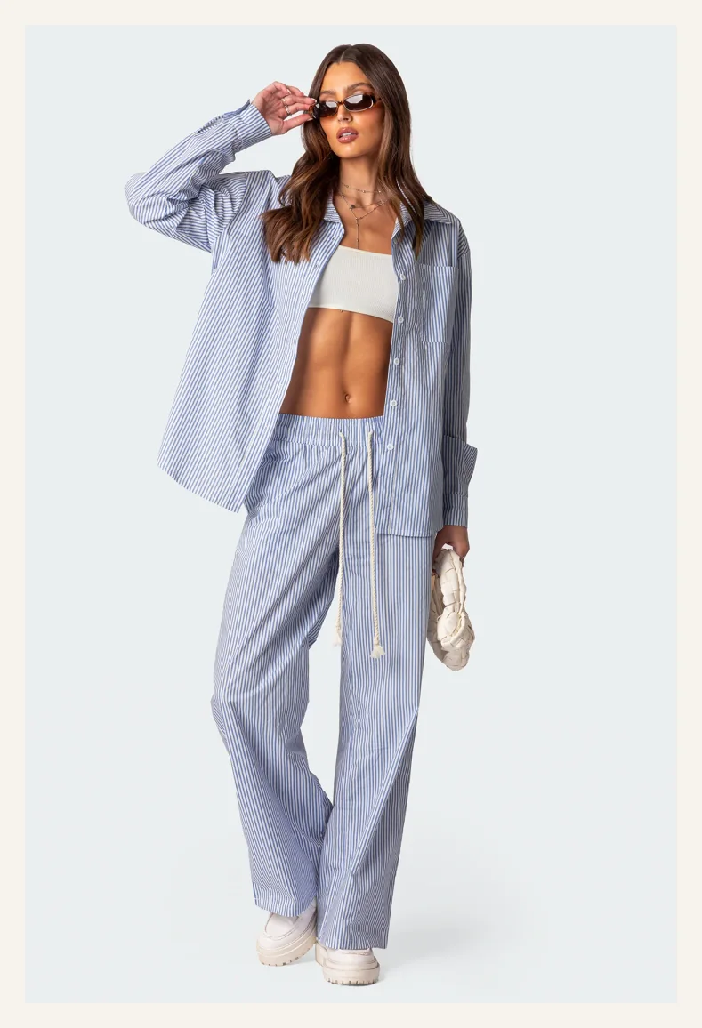 Pinstripe Pants
