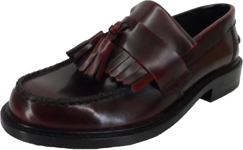 Oxblood Leather Loafers