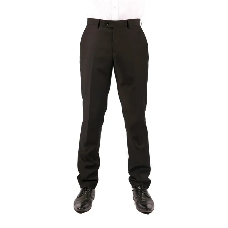 Parker Men' Plain Black Trousers