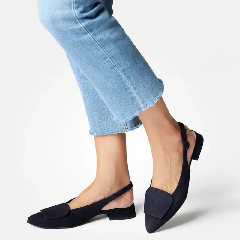 Paul Green Navy Flats