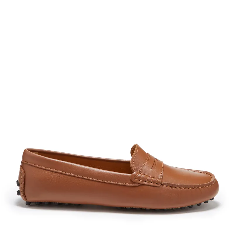 Penny Driving Loafers, Tan
