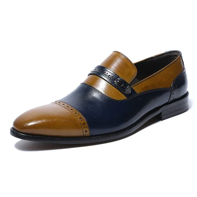 Perforated Leather Loafers