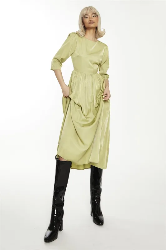 Pistachio Midi Dress