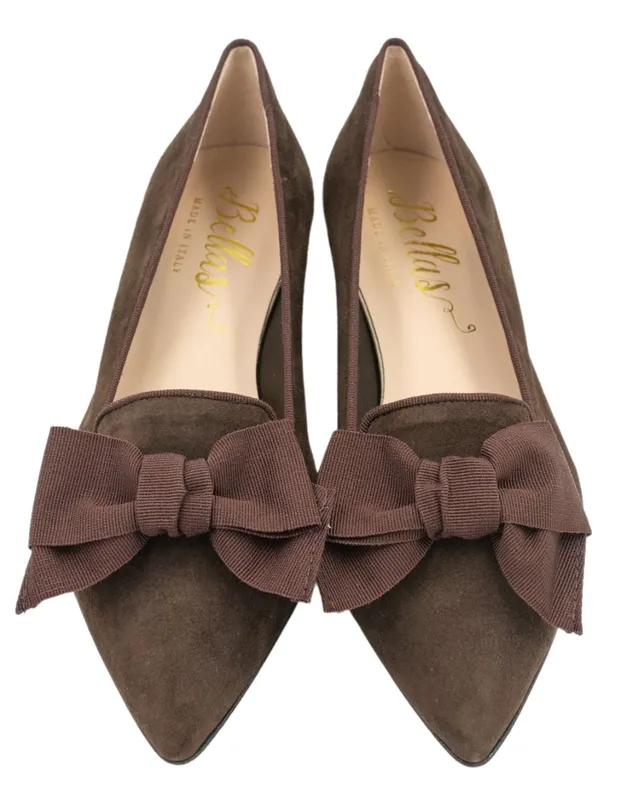 Pointed Loafers Brown